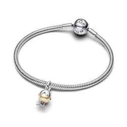 Le Charm pendentif Pandora moments, poussin et oeuf de Pâques en argent 925/1000, 793748C01