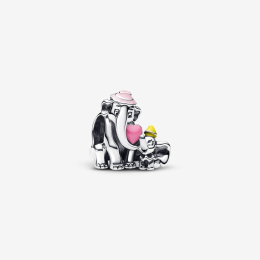 Charm Pandora moments, Disney Dumbo et sa maman en argent 925/1000, 793751C01