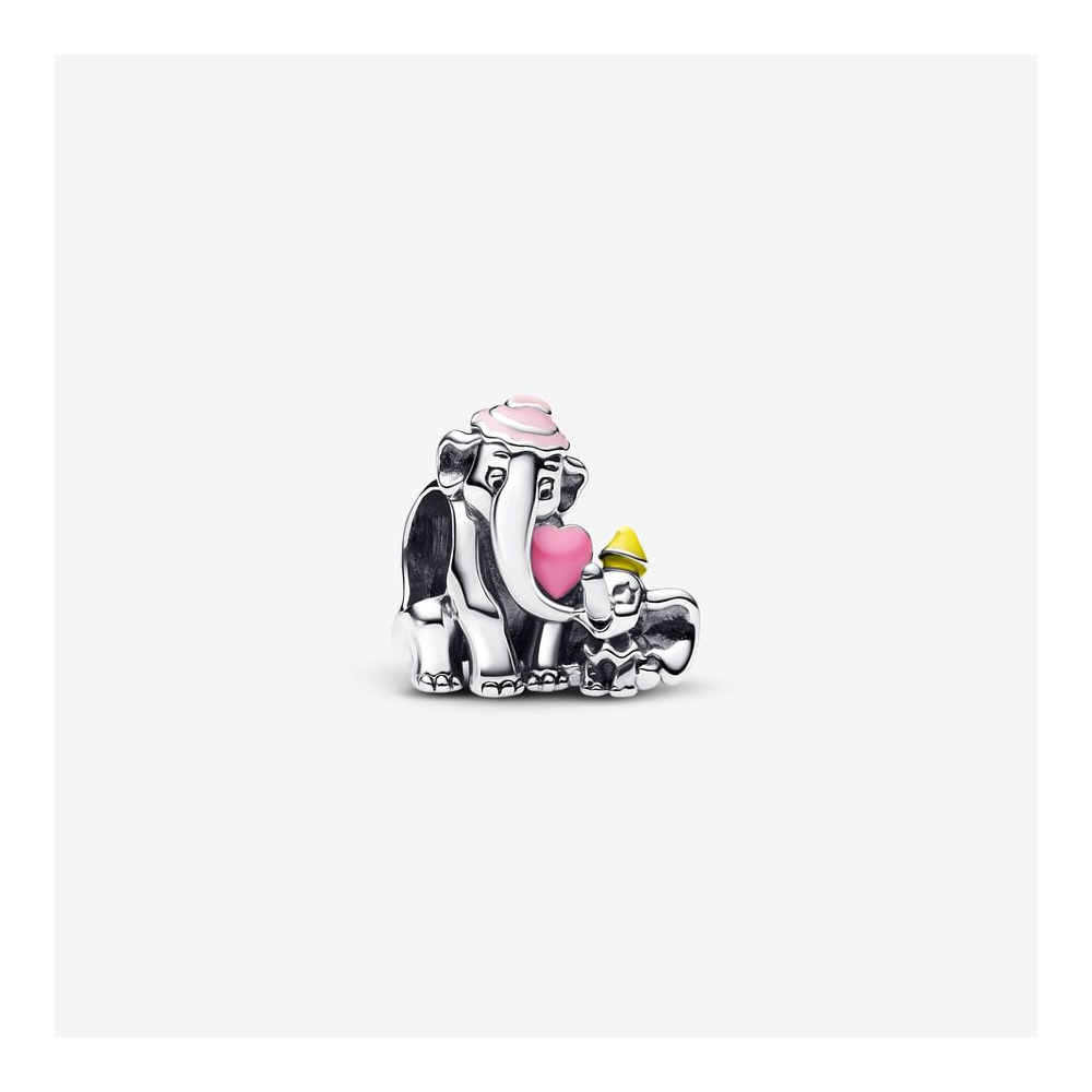 Charm Pandora moments, Disney Dumbo et sa maman en argent 925/1000, 793751C01