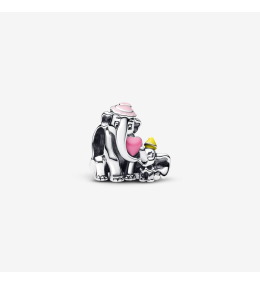 Charm Pandora moments, Disney Dumbo et sa maman en argent 925/1000, 793751C01