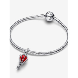 Le Charm pendentif Pandora moments, montgolfière en verre de Murano en argent 925/1000, 798064C01