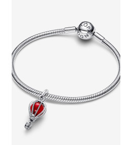 Le Charm pendentif Pandora moments, montgolfière en verre de Murano en argent 925/1000, 798064C01