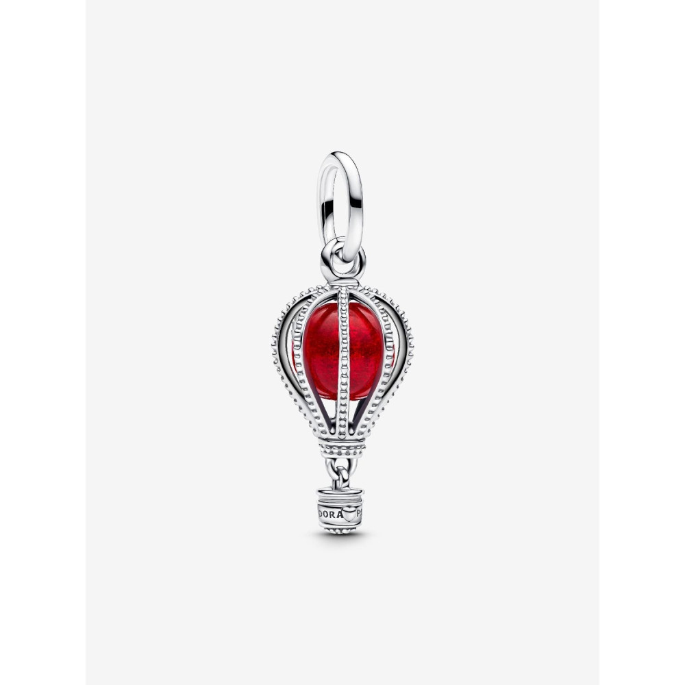 Charm pendentif Pandora moments, montgolfière en verre de Murano en argent 925/1000, 798064C01