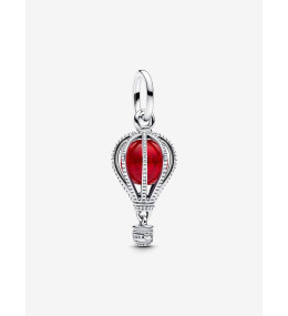 Charm pendentif Pandora moments, montgolfière en verre de Murano en argent 925/1000, 798064C01