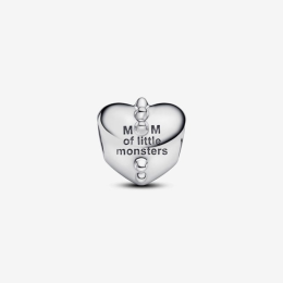 Le Charm Pandora moments, coeur maman des petits monstres en argent 925/1000, 793768C01