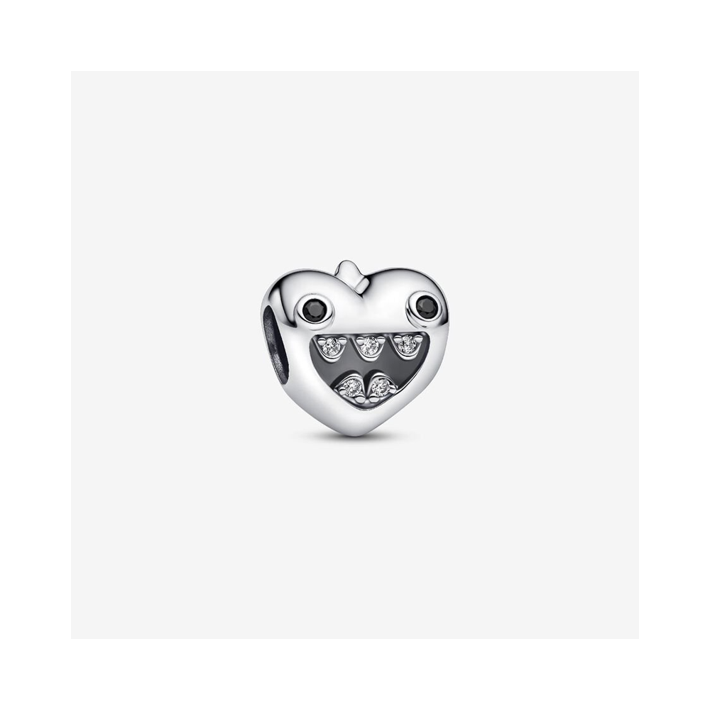 Charm Pandora moments, coeur maman des petits monstres en argent 925/1000, 793768C01