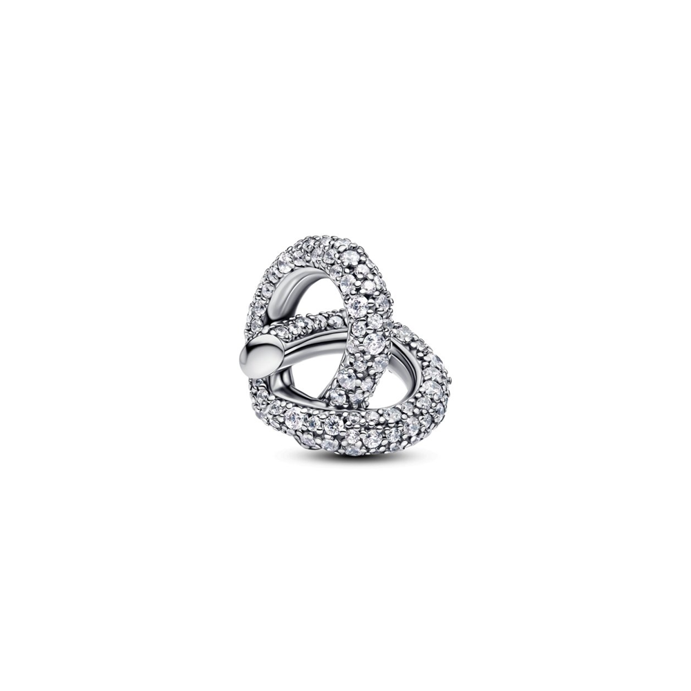 Charm Pandora moments, noeud de l'infini pavé en argent 925/1000, 793771C01