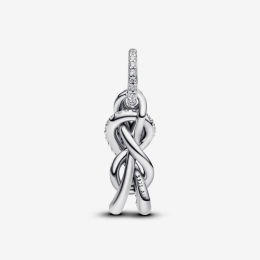 Le Charm pendentif Pandora moments, noeud de l'infini en argent 925/1000, 793780C01