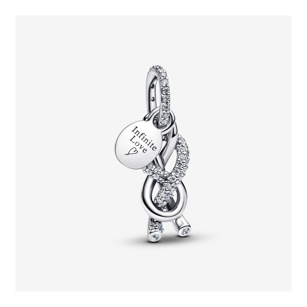 Charm pendentif Pandora moments, noeud de l'infini en argent 925/1000, 793780C01