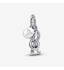 Charm pendentif Pandora moments, noeud de l'infini en argent 925/1000, 793780C01