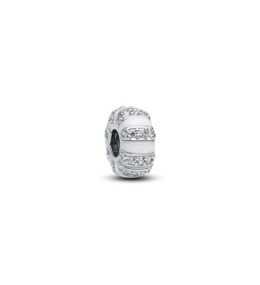 Charm clip Pandora Moments, pierres et résine façon émail en argent 925/1000, 793785C01