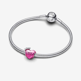 Le Charm Pandora Moments, coeur diplomé 2025 en argent 925/1000, 793788C01