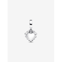 Le Charm pendentif Pandora Moments, double coeur scintillant en argent 925/1000, 793765C01