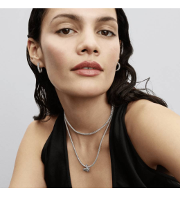 Le Collier Pandora timeless, rivière ras de cou en argent 925/1000 393806C01-40
