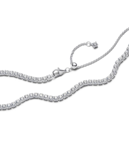 Le Collier Pandora timeless, rivière ras de cou en argent 925/1000 393806C01-40
