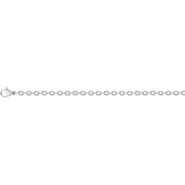 Chaîne homme acier, mailles forçat, longueur 50 cm by Stauffer