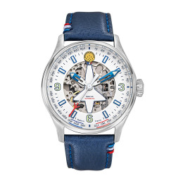 Montre Homme Patrouille De France, Edition spéciale 1981, Automatique, acier et cadran argenté 668904