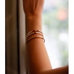 Le Bracelet jonc San en acier PVD jaune, ZAG bijoux, SBJ5810-01UNI