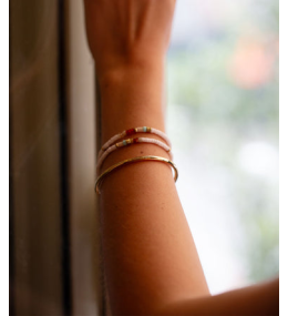 Le Bracelet jonc San en acier PVD jaune, ZAG bijoux, SBJ5810-01UNI