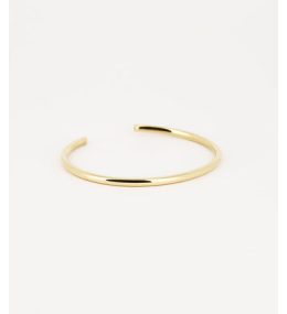 Bracelet jonc San en acier PVD jaune, ZAG bijoux, SBJ5810-01UNI