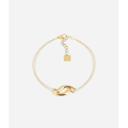 Bracelet Charis en acier PVD jaune, ZAG bijoux, SBS25299-01UNI