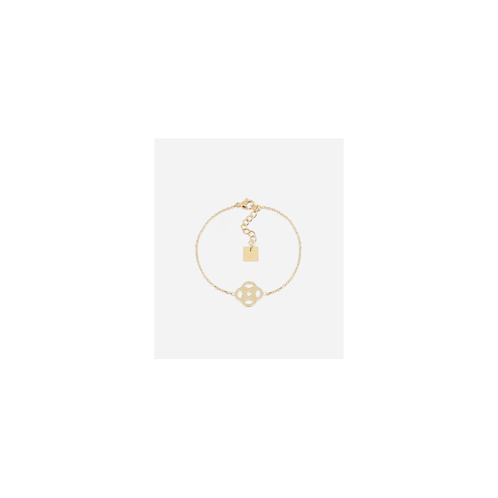 Bracelet Infini en acier PVD jaune, ZAG bijoux, SBS25365-01UNI