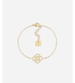 Bracelet Infini en acier PVD jaune, ZAG bijoux, SBS25365-01UNI