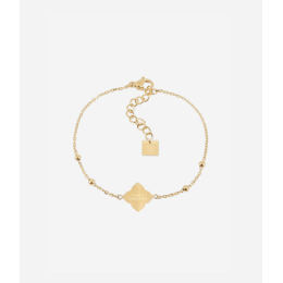 Le Bracelet Racine en acier PVD jaune et nacre ZAG bijoux, SBS25398-01SEL