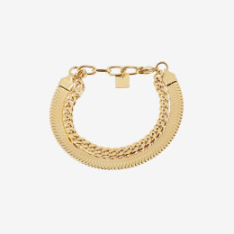 Le Bracelet Nokka en acier PVD jaune, ZAG bijoux, SBX24200-01UNI