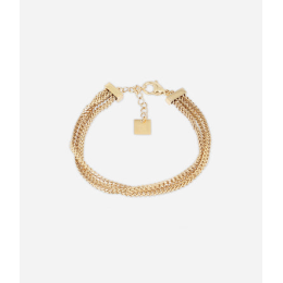 Bracelet Doble en acier PVD jaune, ZAG bijoux, SBX24698-01UNI