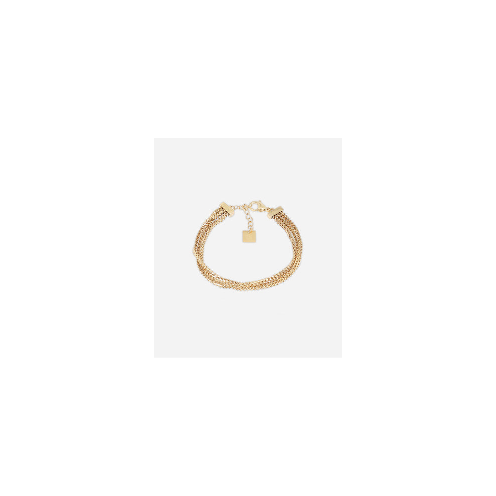 Bracelet Doble en acier PVD jaune, ZAG bijoux, SBX24698-01UNI