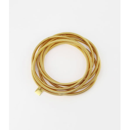 Bracelet Pizzaro en acier PVD jaune, ZAG bijoux, SBZ15962-01UNI