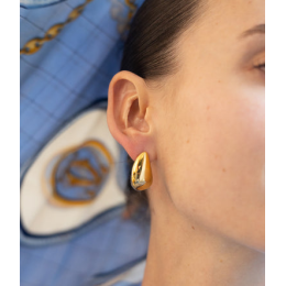 Les Boucles d'oreilles Phoebe en acier PVD jaune, ZAG bijoux, SEC22892-01UNI
