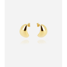 Boucles d'oreilles Phoebe en acier PVD jaune, ZAG bijoux, SEC22892-01UNI