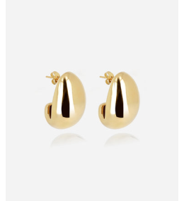 Boucles d'oreilles Ace en acier PVD jaune, ZAG bijoux, SEC24261-01UNI