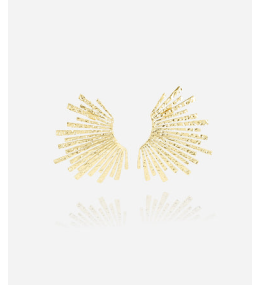 Boucles d'oreilles Angelo en acier PVD jaune, ZAG bijoux, SEL19987-01UNI