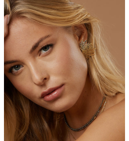 Les Boucles d'oreilles Angelo en acier PVD jaune, ZAG bijoux, SEL19987-01UNI