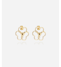 Boucles d'oreilles Albino en acier PVD jaune ZAG bijoux, SEL25395-01UNI