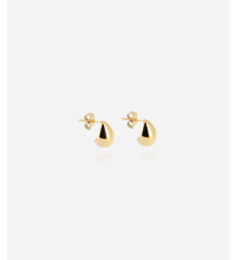 Boucles d'oreilles Larme en acier PVD jaune, ZAG bijoux, SEP23086-01UNI