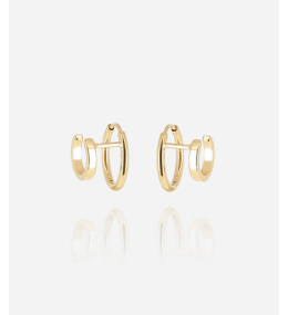 Boucles d'oreilles Ancila en acier PVD jaune ZAG bijoux, SEX25477-01UNI
