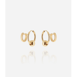 Boucles d'oreilles Carmela en acier PVD jaune ZAG bijoux, SEX25479-01UNI