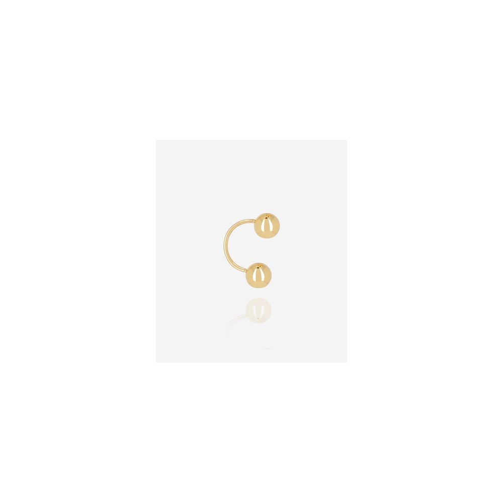 Piercing Arousa en acier PVD jaune ZAG bijoux, SLA25274-01UNI-16
