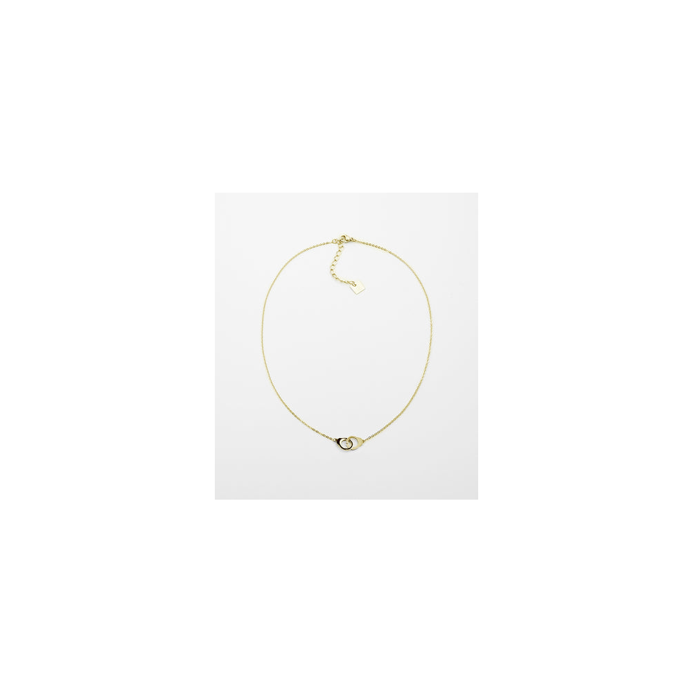 Collier Cuff en acier PVD jaune ZAG bijoux, SNS0204-01UNI