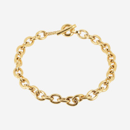 Le Collier Ecume en acier PVD jaune ZAG bijoux, SNS24208-01UNI