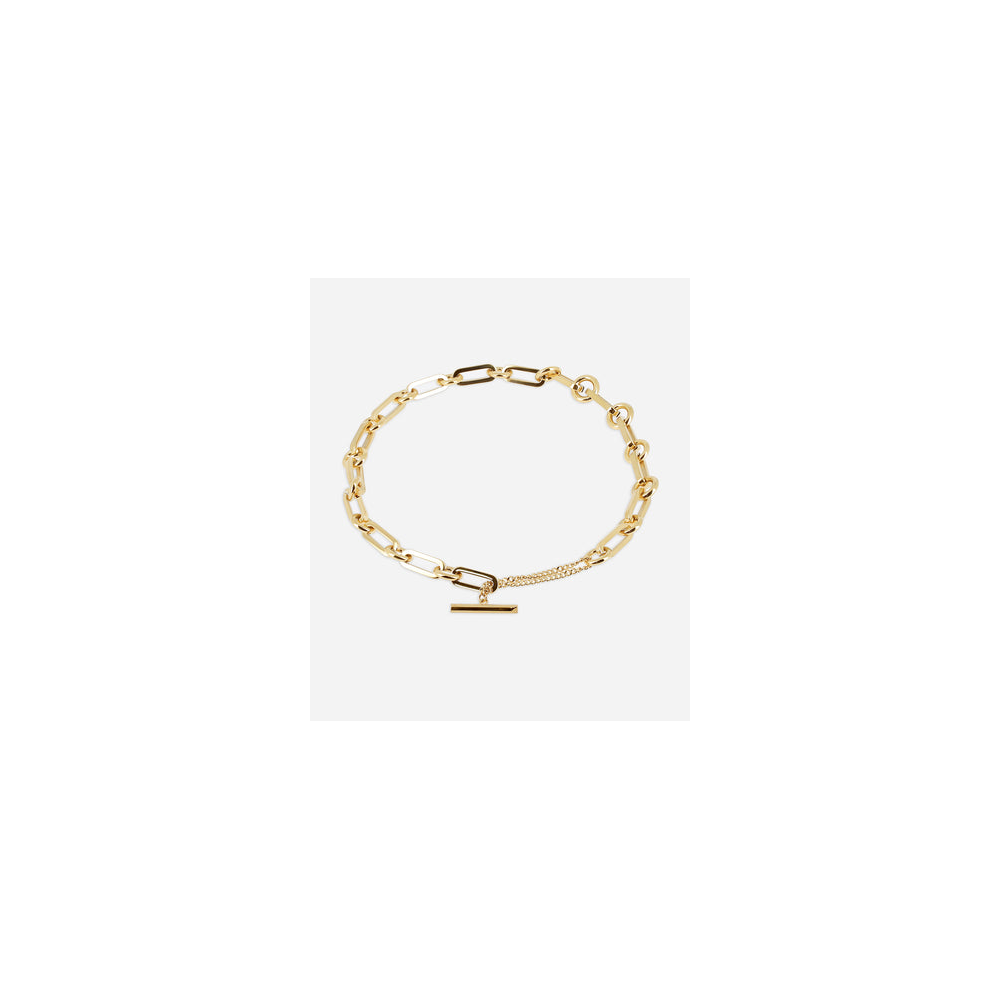 Collier Cyrano en acier PVD jaune ZAG bijoux, SNS24251-01UNI