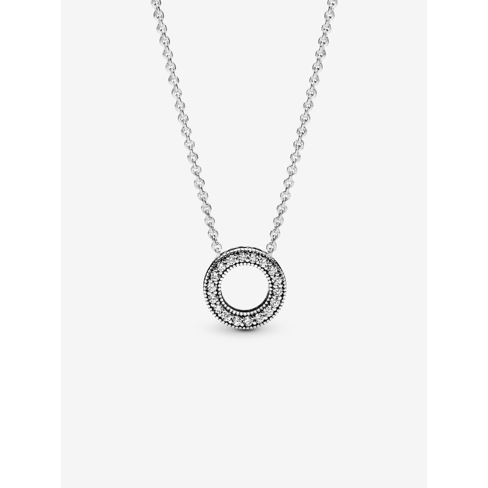 Collier Pandora cercle pavé Argent 925/1000 397436CZ-45