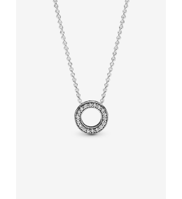 Collier Pandora cercle pavé Argent 925/1000 397436CZ-45