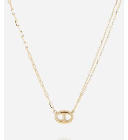 Collier Flint en acier PVD jaune ZAG bijoux, SNS24455-01UNI