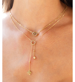 Le Collier Flint en acier PVD jaune ZAG bijoux, SNS24455-01UNI