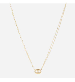 Le Collier Flint en acier PVD jaune ZAG bijoux, SNS24455-01UNI